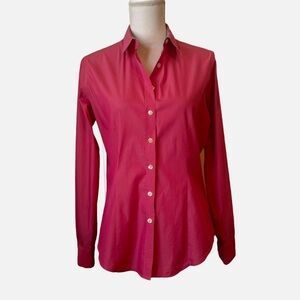 PINK Thomas Pink London Classic Stretch Button Down Top Women’s 10